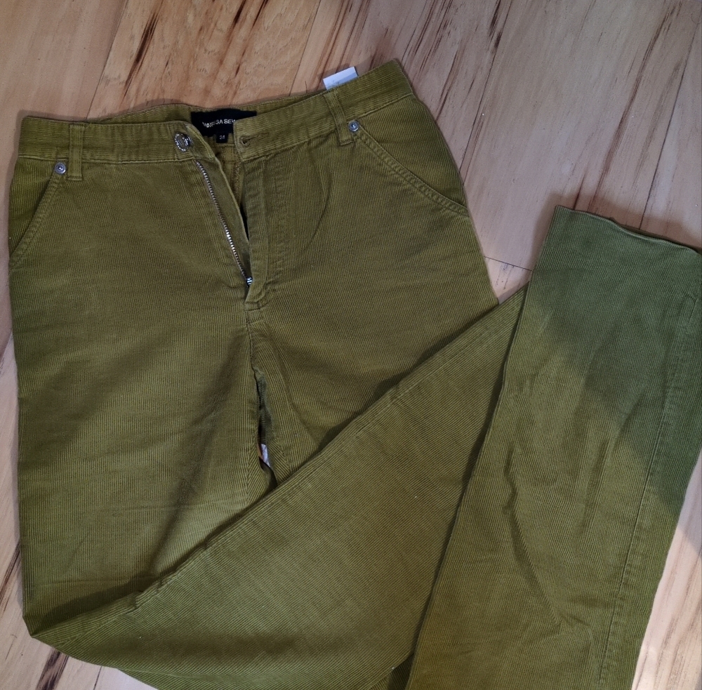 Vanessa Seward Corduroy Straight Leg Pants